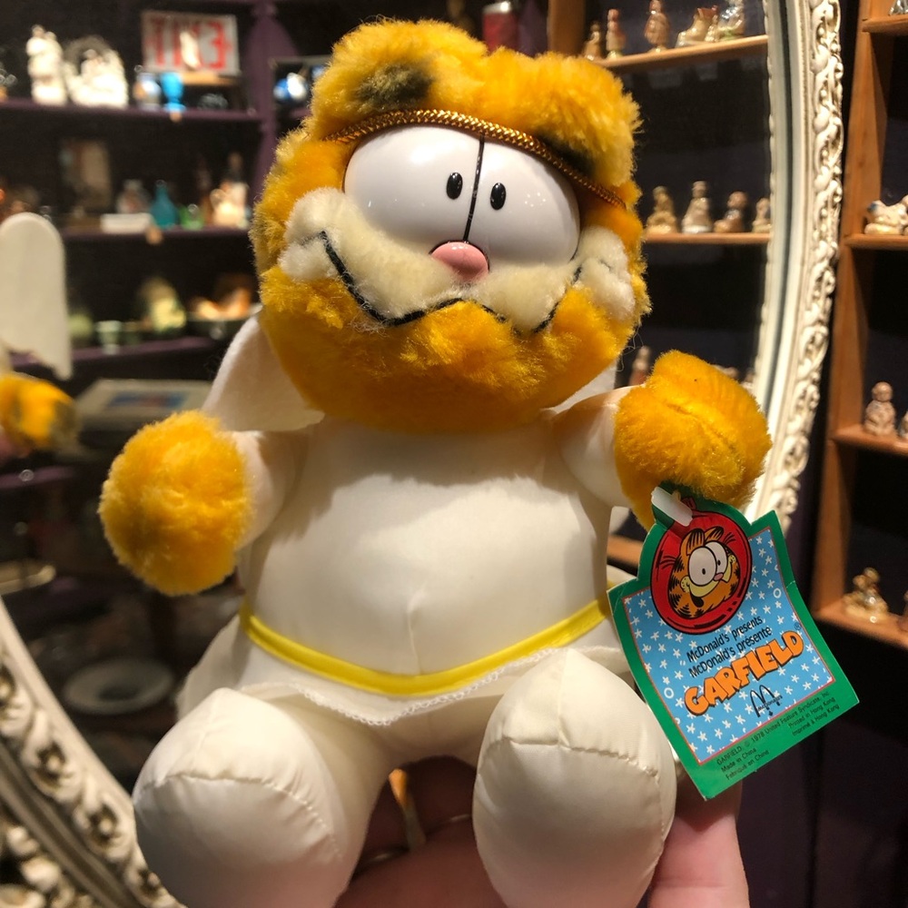 McDonald's Garfield Angel Plush Toy - 1978 Hong Kong